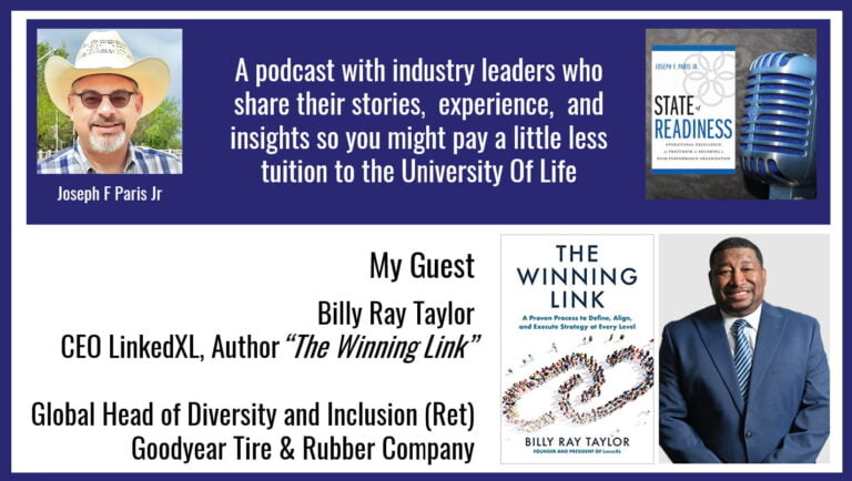 State of Readiness | Billy Ray Taylor; Author of “The Winning Link”